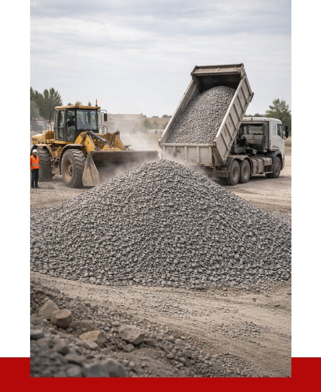 Купить щебень с доставкой в Соликамске от 2576 руб. | ПРОНЕРУДСлк