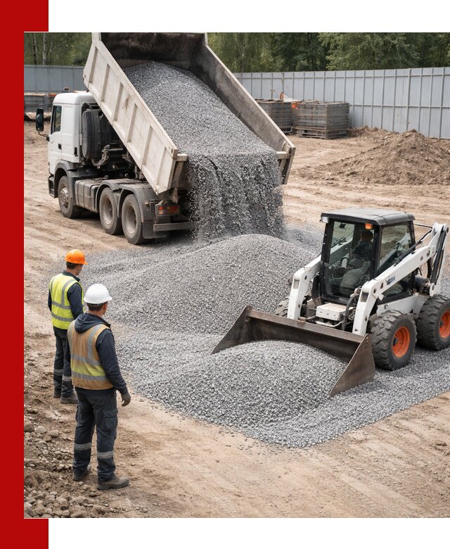 Доставка и продажа гранитного щебня фракции 0-5 в Соликамске