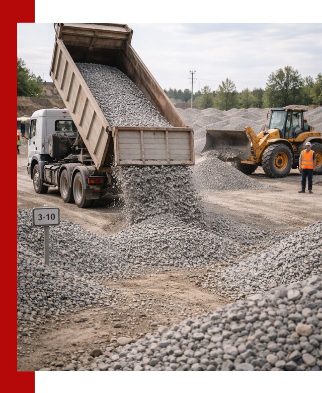 Гранитный щебень фракции 3–10: доставка и продажа в Соликамске