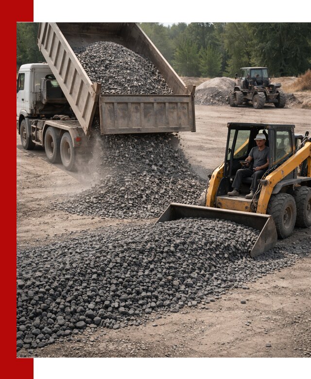 Гранитный щебень фракция 40-70 с доставкой в Соликамске