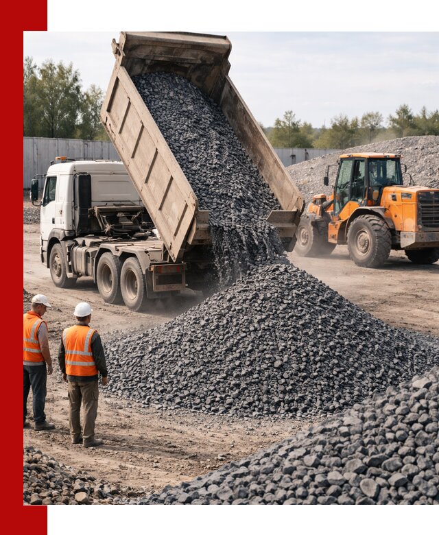 Доставка и продажа щебня габбро-диабаза в Соликамске