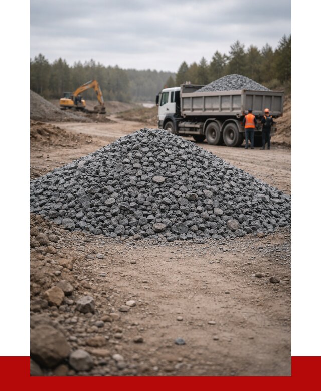 Щебень габбро диабаз фракция 40-70 в Соликамске от 2267 р-ПРОНЕРУДСлк