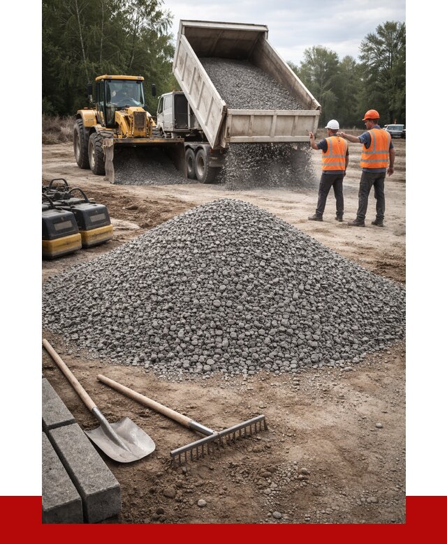 Гравийный щебень купить в Соликамске от 2267 р. ПРОНЕРУДСлк