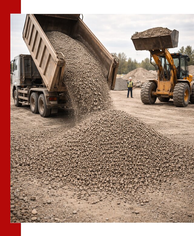 Гравийный щебень фракция 3–10 с доставкой в Соликамске
