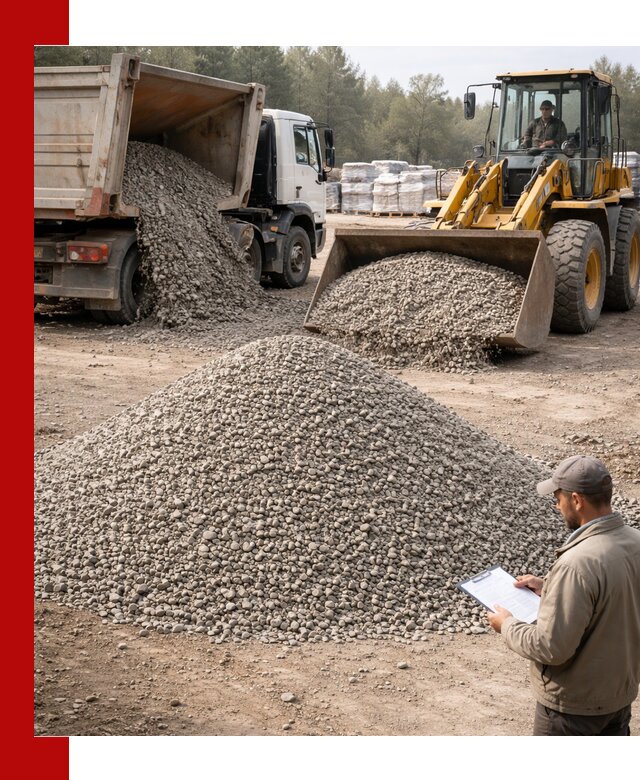 Гравийный щебень фракция 5–10 с доставкой в Соликамске