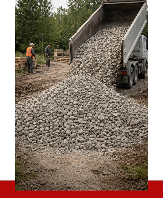 гравийный щебень фракция 70-120 в Соликамске от 2525 р. ПРОНЕРУДСлк