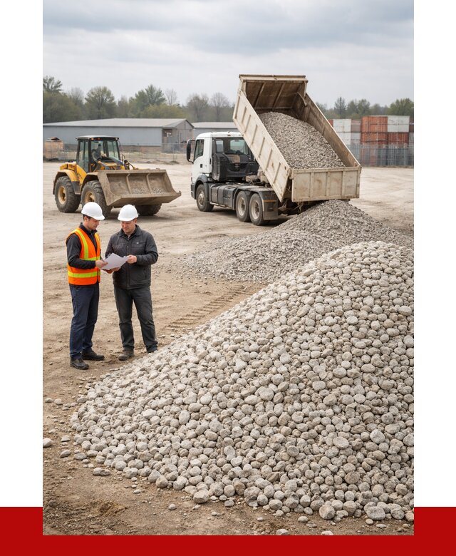 Известняковый щебень в Соликамске от 1443 р. доставка | ПРОНЕРУДСлк