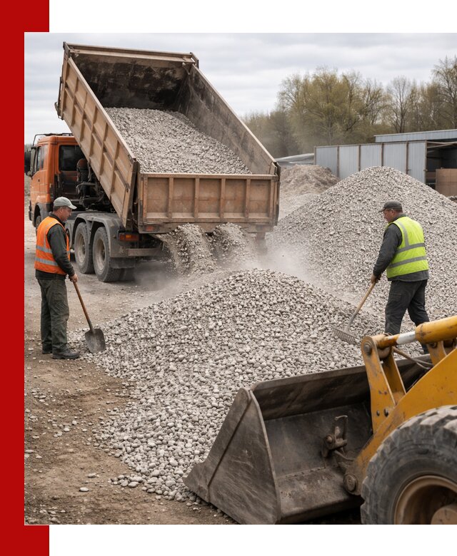 Доломитовый щебень фракции 5-20 с доставкой в Соликамске