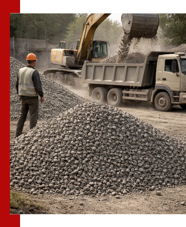 Шлаковый щебень фракция 5-20 с доставкой в Соликамске