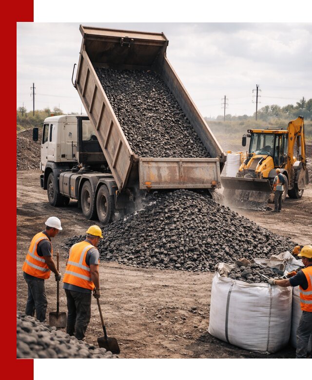 Шлаковый щебень фракция 40-70 с доставкой в Соликамске