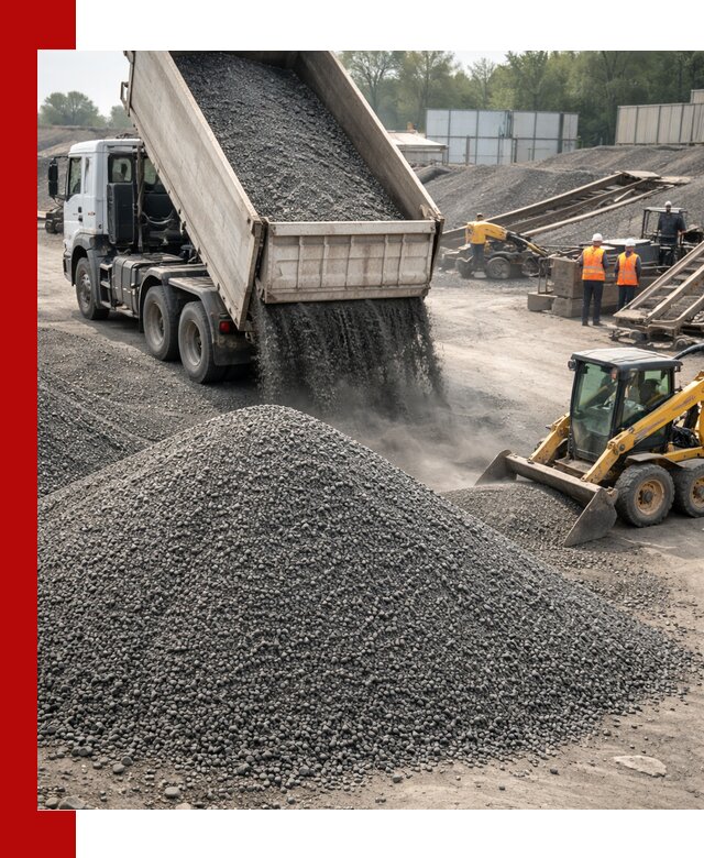 Вторичный щебень фракция 0–5 с доставкой в Соликамске