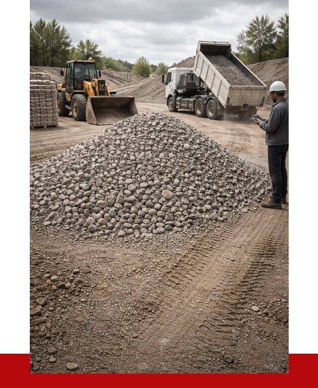 Купить бетонный щебень в Соликамске, от 3298 р. ПРОНЕРУДСлк