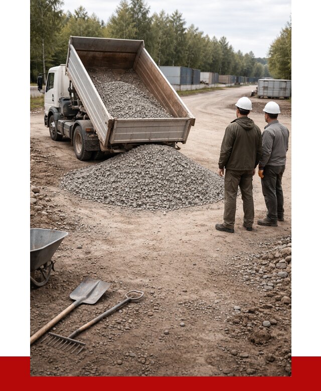 Бетонный щебень фракция 5-20 в Соликамске от 3298 р., ПРОНЕРУДСлк