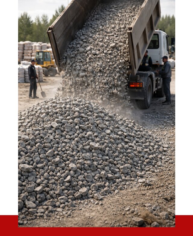 Бетонный щебень фракция 40-70 в Соликамске от 1855 р. ПРОНЕРУДСлк