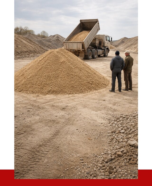 Карьерный песок крупнозернистый в Соликамске от 8759 р | ПРОНЕРУДСлк