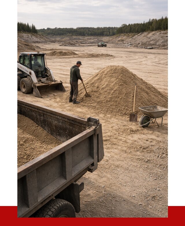 Карьерный песок среднезернистый в Соликамске, от 2267 р. ПРОНЕРУДСлк