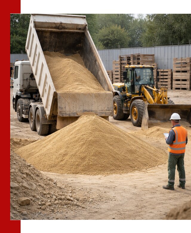 Доставка карьерного мелкозернистого песка в Соликамске
