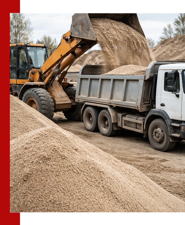 Доставка сеяного песка в Соликамске оптом и в розницу