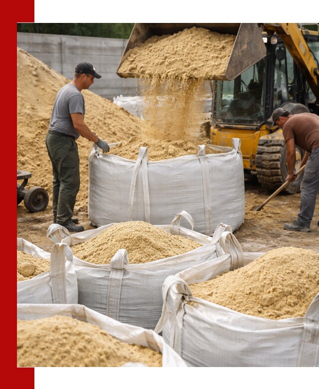 Поставка качественного песка для кладки в Соликамске