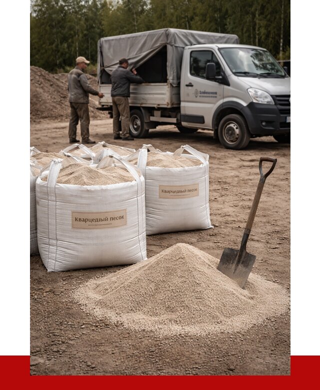 Кварцевый песок для пескоструя в Соликамске от 4637 р. | ПРОНЕРУДСлк