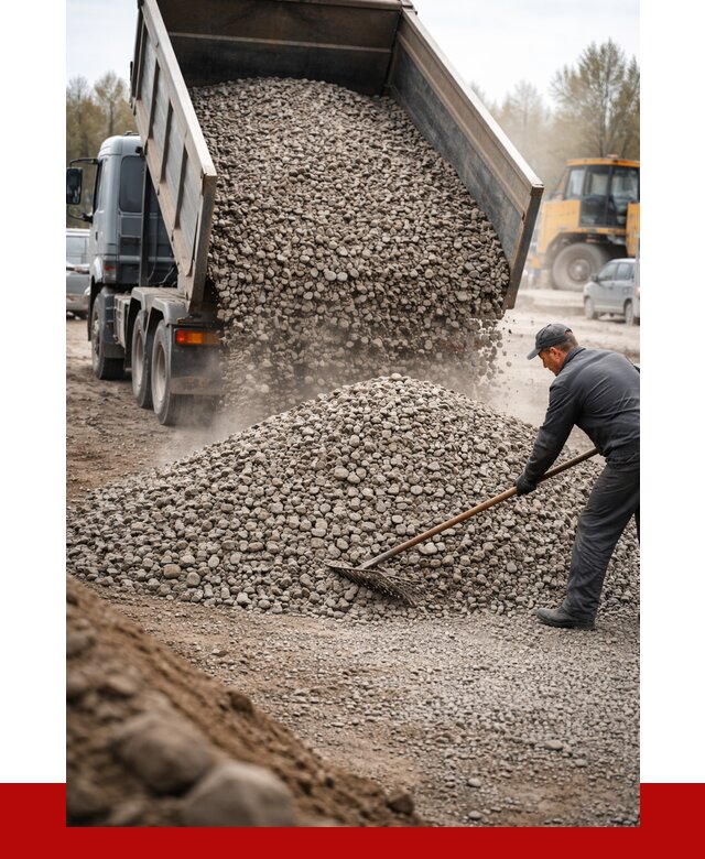 Гравий фракция 20-40 в Соликамске от 2576 р. доставка | ПРОНЕРУДСлк