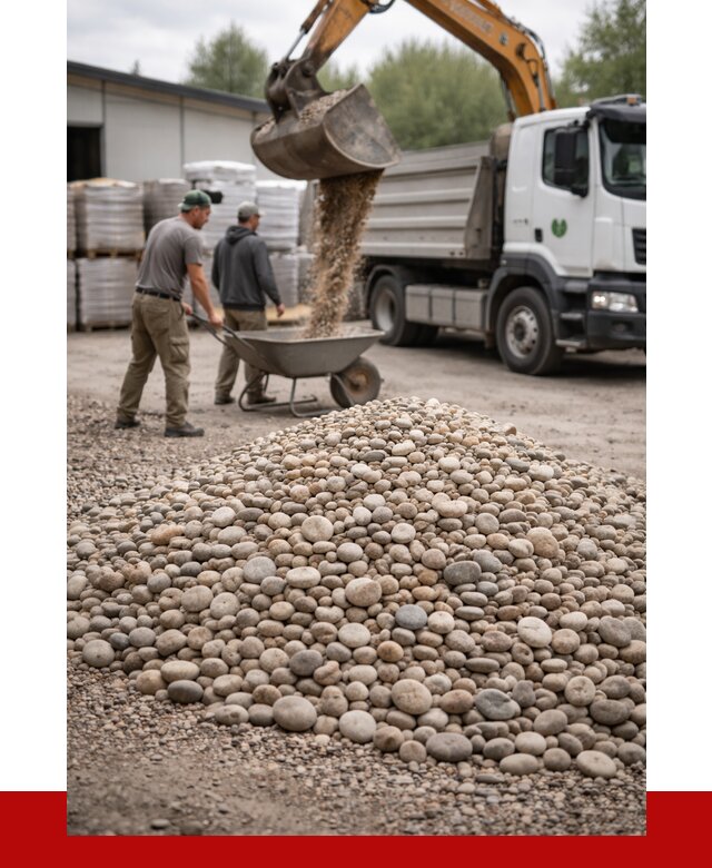 Галька декоративная в Соликамске от 3298 р. за куб | ПРОНЕРУДСлк