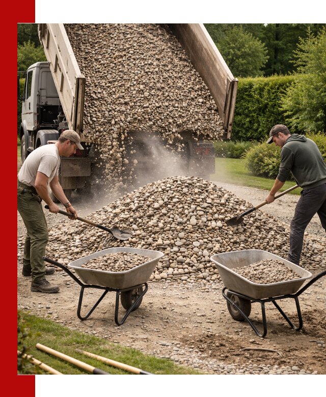 Доставка и продажа декоративной гальки в Соликамске