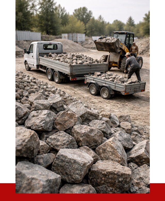 Купить бутовый камень гранитный в Соликамске от 2885 р. | ПРОНЕРУДСлк