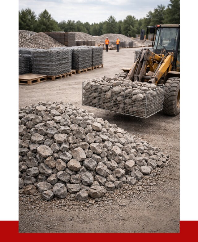 Камень для габионов фракция 70-150 в Соликамске от 4328 р. | ПРОНЕРУДСлк