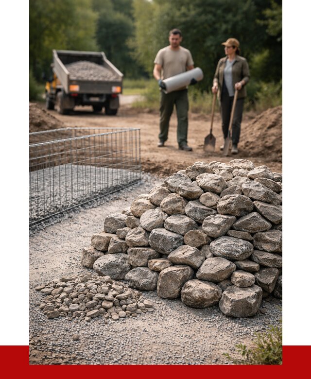 Камень для габионов фракция 100-200 в Соликамске от 4946 р. | ПРОНЕРУДСлк