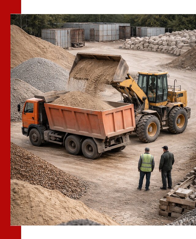 Доставка сыпучих смесей и смесей для стройки в Соликамске