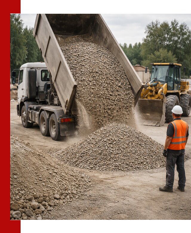 Доставка щпс в Соликамске — щебеночно-песчаная смесь под заборы и дорожки