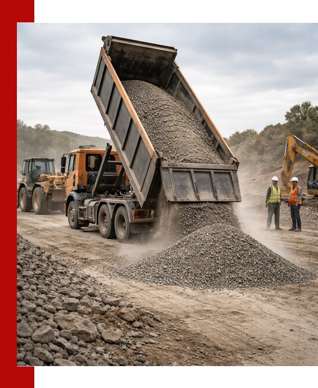 Щебёночно-песчаная смесь ЩПС С1 с доставкой в Соликамске