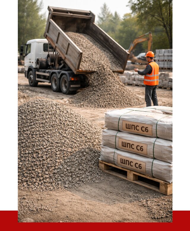 ЩПС С6 в Соликамске с доставкой от 2267 р. за куб | ПРОНЕРУДСлк