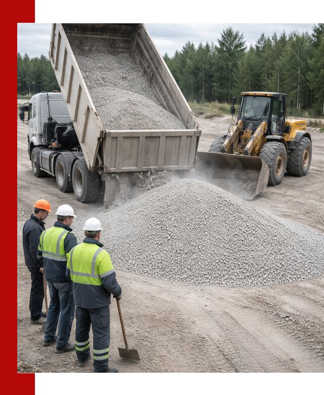 Известняковый отсев 0-5 доставка в Соликамске быстро и выгодно