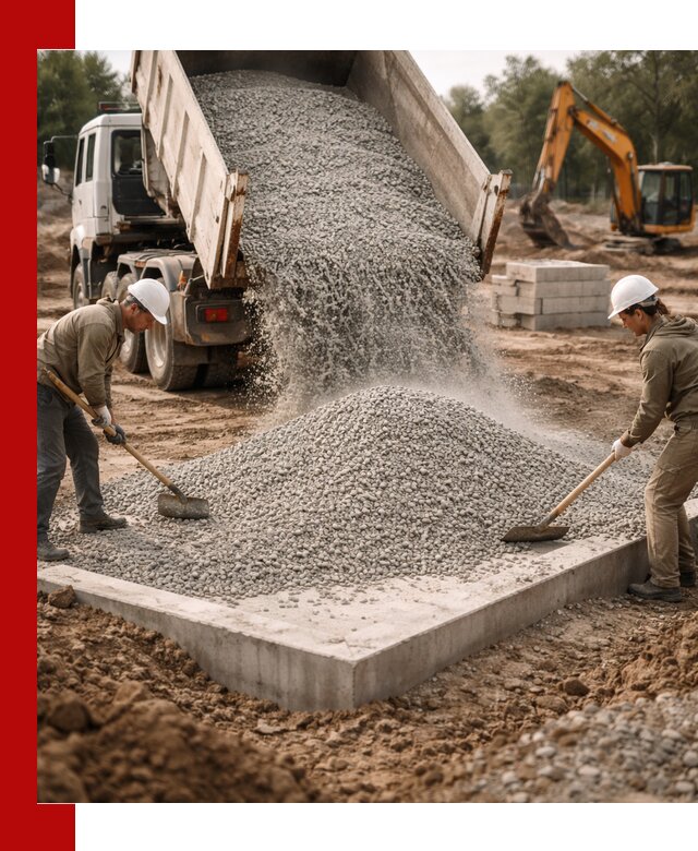 Доставка и продажа отсева для бетона в Соликамске