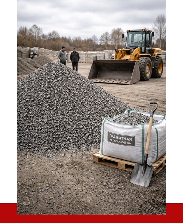 Купить гранитную крошку в Соликамске от 4946 р. с доставкой | ПРОНЕРУДСлк