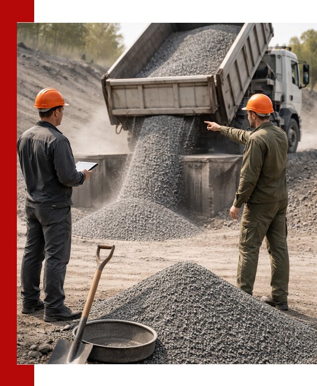 Гранитная крошка фракция 2-5 доставка в Соликамске