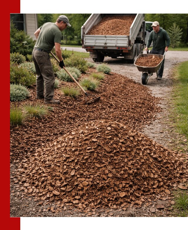 Крошка для мульчирования с доставкой в Соликамске