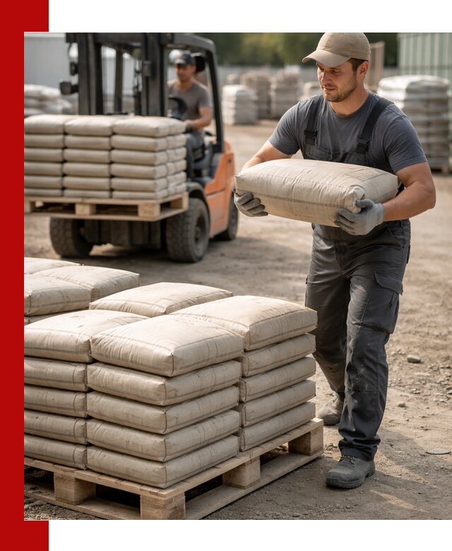 Доставка цемента в мешках оптом и в розницу в Соликамске