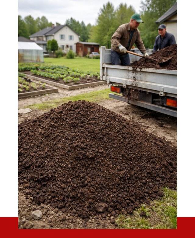 Плодородный грунт в Соликамске с доставкой от 4328 р. | ПРОНЕРУДСлк