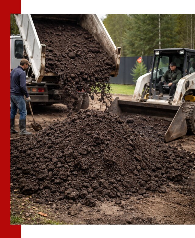 Плодородный грунт с доставкой в Соликамске для садов и огородов