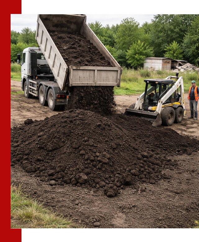 Поставка плодородной земли с доставкой самосвалом в Соликамске