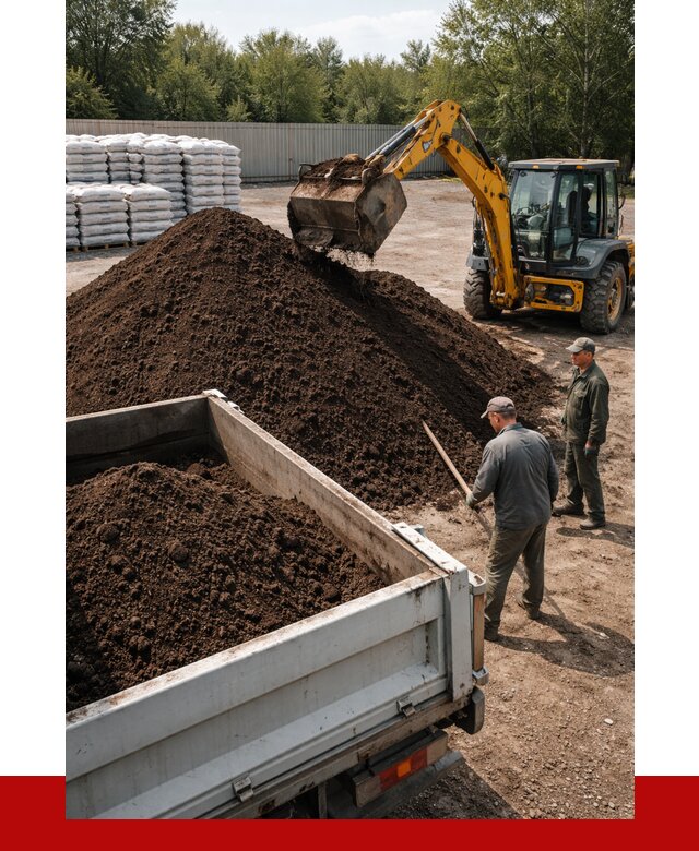 Растительный грунт с доставкой в Соликамске от 3298 р. | ПРОНЕРУДСлк