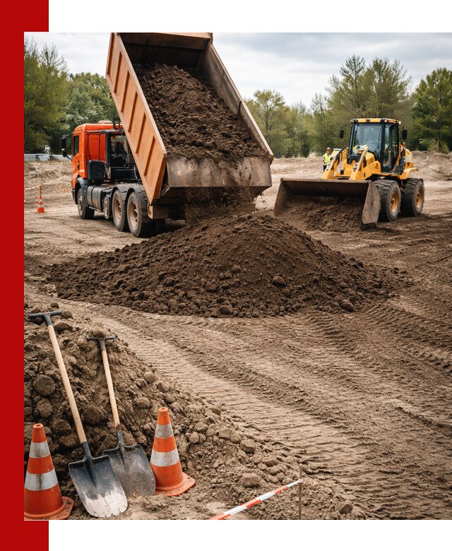 Поставка и доставка планировочного грунта в Соликамске