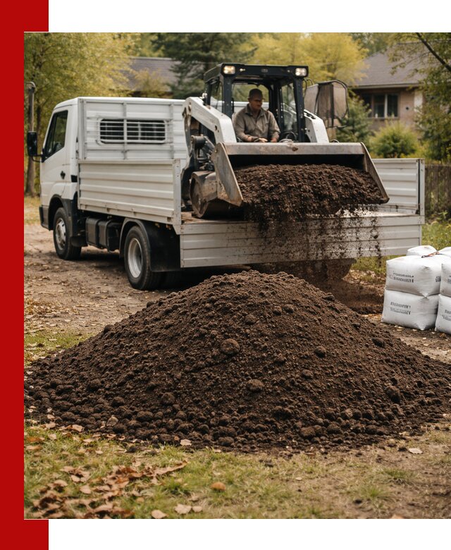 Доставка садовой земли в больших объёмах в Соликамске