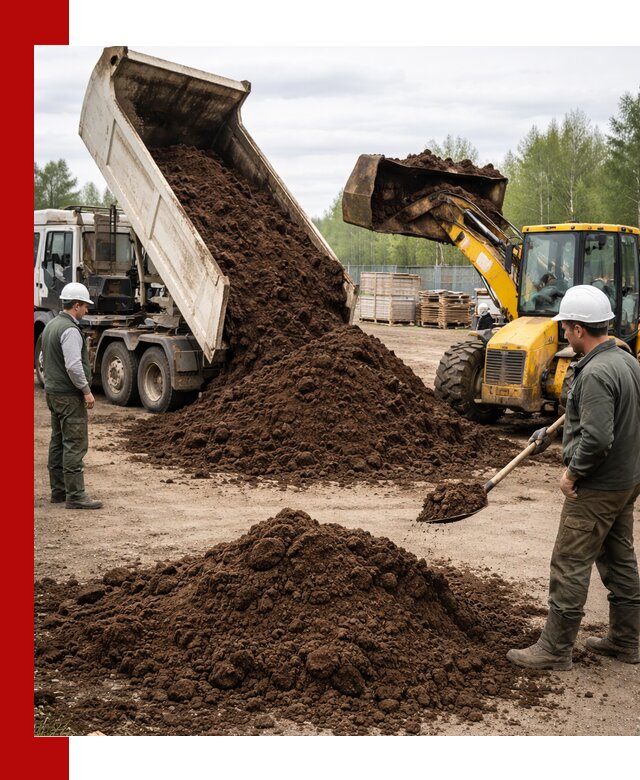 Доставка торфа оптом и в мешках в Соликамске