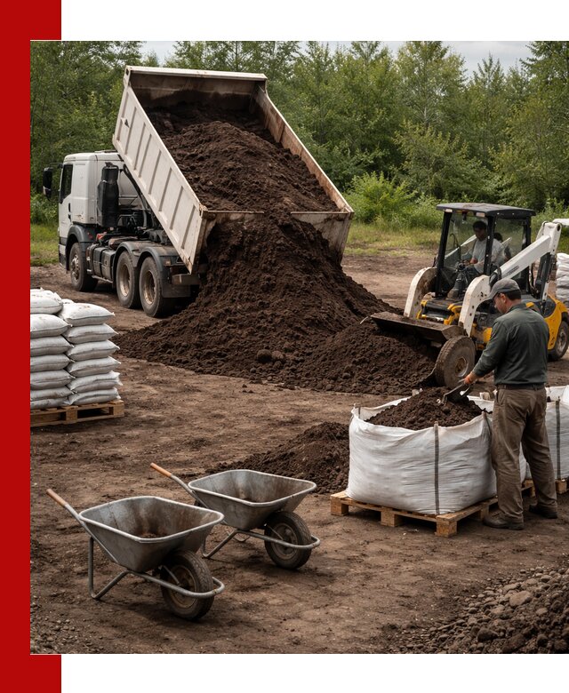 Доставка и продажа торфогрунта в Соликамске оптом и в розницу