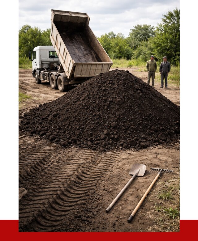 Купить чернозем навалом в Соликамске от 1237 р. за куб | ПРОНЕРУДСлк