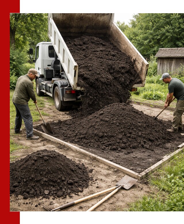 Купить чистый чернозем для огорода с доставкой в Соликамске